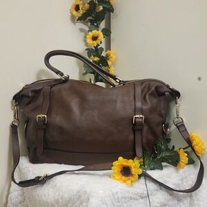 Ora Delphine Chocolate Brown Shoulder Bag